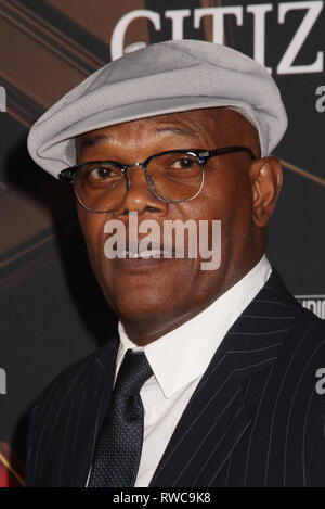 Samuel L. Jackson  03/04/2019 The World Premiere of 'Captain Marvel' held at the El Capitan Theatre in Los Angeles, CA   Photo: Cronos/Hollywood News Stock Photo