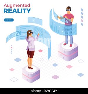 virtual reality isometric Stock Vector Image & Art - Alamy
