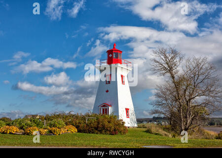 Lighthouse, Victoria, Prince Edward Island, canada Stock Photo