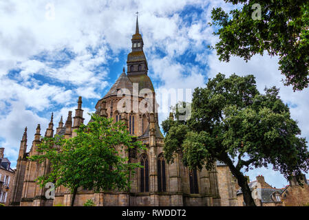 St. Sauveur Church in Dinan. Dinan, Brittany, France Stock Photo