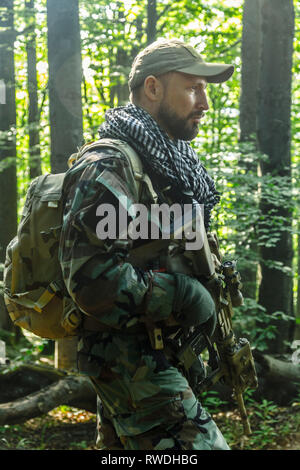 Member of Navy SEAL Team, also known as Taliban hunter. Stock Photo