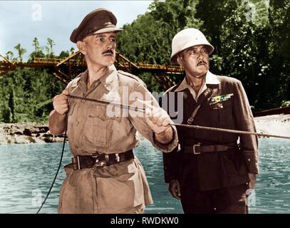 GUINNESS,HAYAKAWA, THE BRIDGE ON THE RIVER KWAI, 1957 Stock Photo