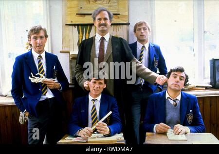 IDLE,PALIN,CLEESE,JONES, MONTY PYTHON'S THE MEANING OF LIFE, 1983 Stock Photo