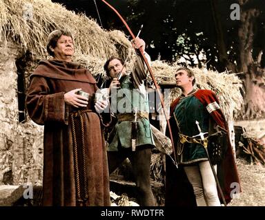 RICHARD GREENE 'ROBIN HOOD', SWORD OF SHERWOOD FOREST, 1960 Stock Photo