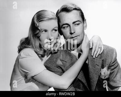 LAKE,LADD, THE BLUE DAHLIA, 1946 Stock Photo