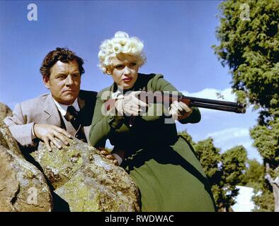 MORE,MANSFIELD, THE SHERIFF OF FRACTURED JAW, 1958 Stock Photo