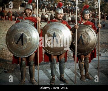 RICHARD EGAN, THE 300 SPARTANS, 1962 Stock Photo