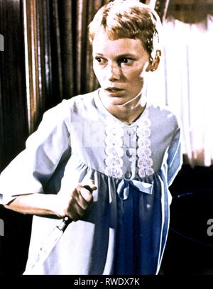 Mia Farrow (as Rosemary), Director Roman Polanski, "Rosemary's Baby ...