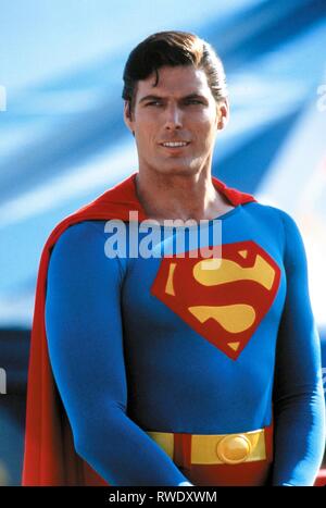 CHRISTOPHER REEVE, SUPERMAN III, 1983 Stock Photo