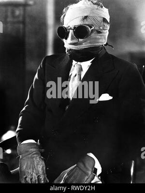 CLAUDE RAINS, THE INVISIBLE MAN, 1933 Stock Photo