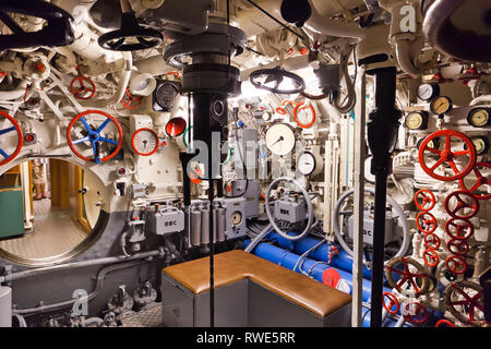 Submarine Command Center Stock Photo - Alamy