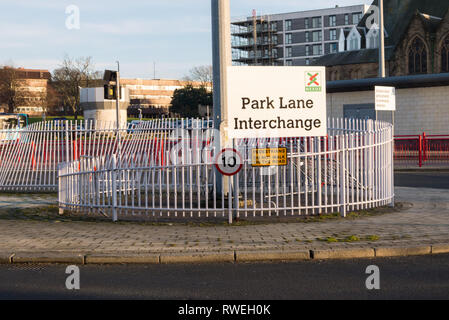 Park Lane Interchange Transport Station in Sunderland Stock Photo