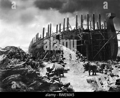 BUILDING OF THE ARK, NOAH'S ARK, 1928 Stock Photo