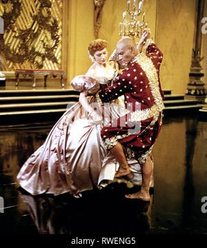 KERR,BRYNNER, THE KING AND I, 1956 Stock Photo