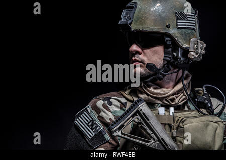 U.S. Marine Corps special operations command Marsoc raider. Stock Photo