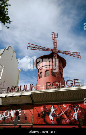 Moulin Rouge cabaret in Paris, France Stock Photo - Alamy