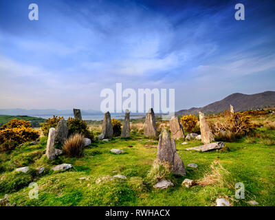 Ardgroom Stone Circle, Beara, County Cork, Ireland Stock Photo