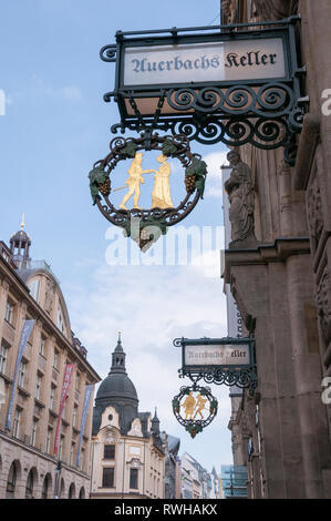 Auerbachs Keller , Leipzig, Leipzig, Sachsen, Deutschland Stock Photo