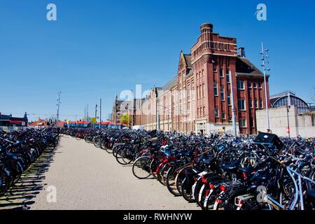 Somewhere in Amsterdam, Netherland Stock Photo