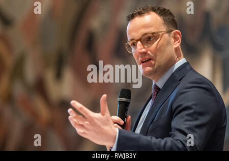Dresden Germany 06th Mar 2019 Jens Spahn Cdu Federal Minister Of Health Speaks In The Dreikonigskirche During The Event Gesund Leben In Dresden This Is A Civil Dialogue Between The Cdu Youth