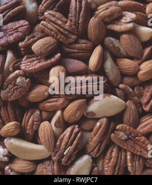 Still life. Food. Nuts. Mixed selection. Stock Photo