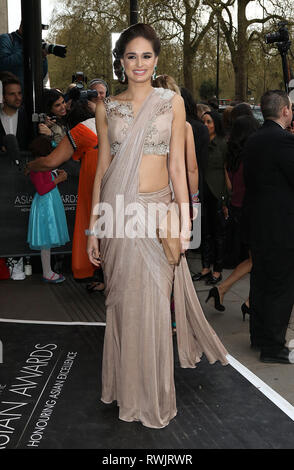 Apr 17, 2015 - London, England, UK - The Asian Awards 2015, Grosvenor House Hotel - Red Carpet Arrivals Photo Shows: Guest Stock Photo