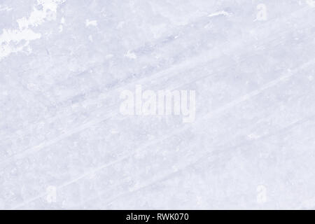 Ice on the frozen river aerial top view. Natural texture and background Stock Photo