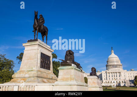Ulysses S. Grant Memorial; Washington DC, United States of America Stock Photo