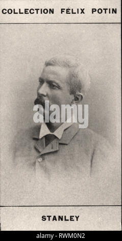 Photographic portrait of Stanley  - From First COLLECTION FÉLIX POTIN, 19th century Stock Photo