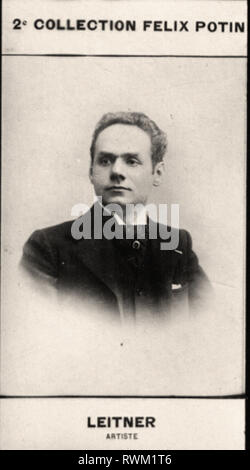 Photographic portrait of Leitner (1) - From 2e COLLECTION FÉLIX POTIN, early 20th century Stock Photo