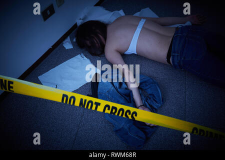 crime scene Stock Photo