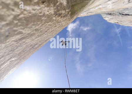 Big wall climbing, Yosemite National Park, California, USA