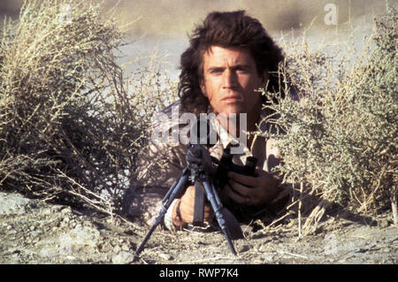 MEL GIBSON, LETHAL WEAPON, 1987 Stock Photo