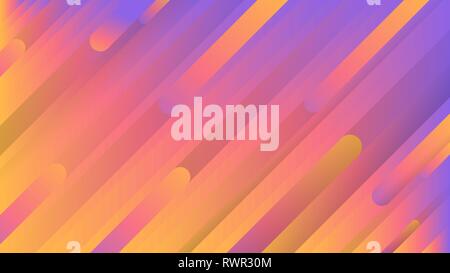 Light Orange, Violet and Yellow vector pattern with narrow lines. Elegance modern geometrical abstract diagonal vector illustration. Stock Vector