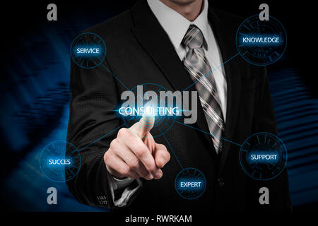 Expert Advice Consulting Service Business concept. Stock Photo