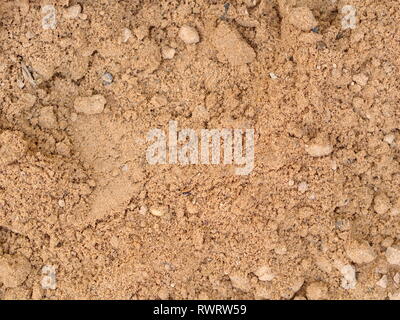 Closeup Sand Texture ,The Main  Bulding Material for Construction in Thailand. Stock Photo