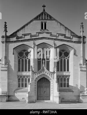 Front facade of the Wesley Methodist Church Cambridge England Stock Photo