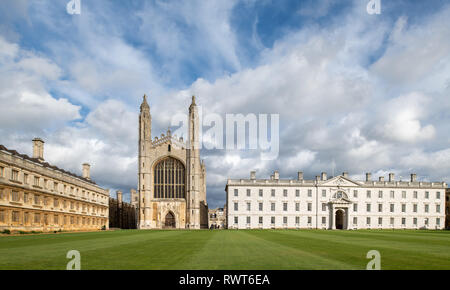 The famous King's College in Cambridge, UK Stock Photo