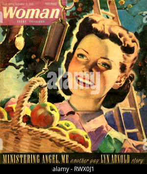 1940s UK Woman Magazine Cover Stock Photo