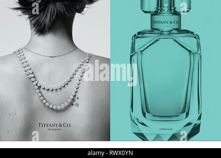 2010s UK Tiffany & Co Magazine Advert Stock Photo - Alamy