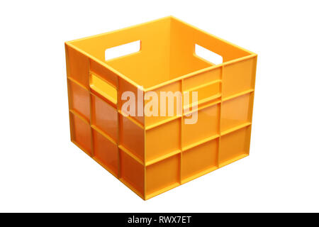 Storage Box on White Background Stock Photo