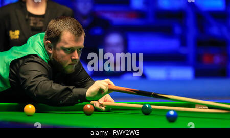 Preston Guild Hall, Preston, UK. 7th Mar, 2019. Snooker, Coral Players Championship; Mark Allen in action during the quarter final match against Stuart Bingham Credit: Action Plus Sports/Alamy Live News Stock Photo