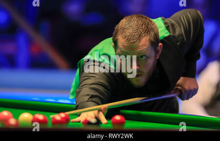 Preston Guild Hall, Preston, UK. 7th Mar, 2019. Snooker, Coral Players Championship; Mark Allen in action during the quarter final match against Stuart Bingham Credit: Action Plus Sports/Alamy Live News Stock Photo