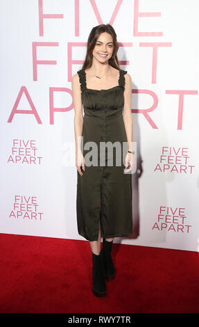 Los Angeles, Ca, USA. 7th Mar, 2019. Caitlin Carver, at The Premiere Of Lionsgate's 'Five Feet Apart' at The Fox Bruin Theatre in Los Angeles, California on March 7, 2019. Credit: Faye Sadou/Media Punch/Alamy Live News Stock Photo