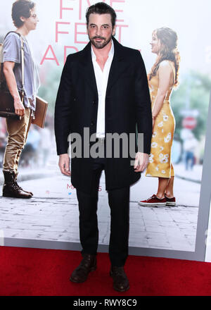 WESTWOOD, LOS ANGELES, CA, USA - MARCH 07: Actor Skeet Ulrich arrives at the Los Angeles Premiere Of Lionsgate's 'Five Feet Apart' held at the Fox Bruin Theatre on March 7, 2019 in Westwood, Los Angeles, California, United States. (Photo by Xavier Collin/Image Press Agency) Stock Photo