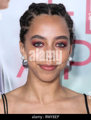 Hayley Law attending the premiere of Five Feet Apart in Los Angeles