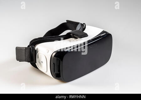 VR-Brille, Virtual Reality Brille, 3-D-Animation, Stock Photo