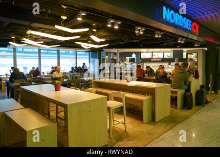 DUSSELDORF, GERMANY - CIRCA SEPTEMBER, 2018: Nordsee restaurant in Dusseldorf airport. Stock Photo