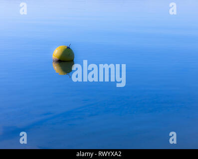 buoy floating in water Stock Photo