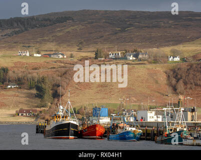 Uig harbour, Uig, Isle of Skye, Scotland Stock Photo